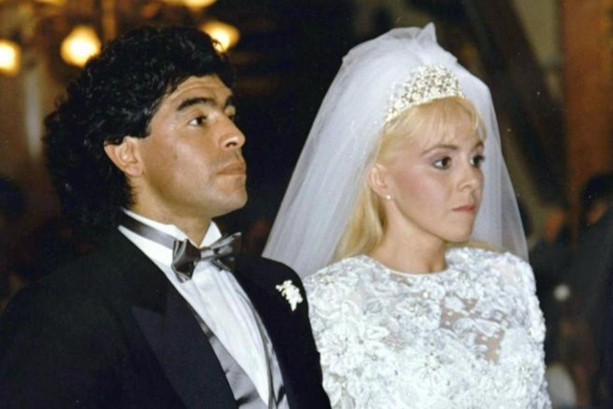 Maradona e Claudia Villafane