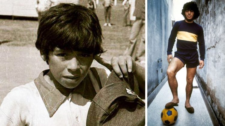 La storia di Maradona da piccolo