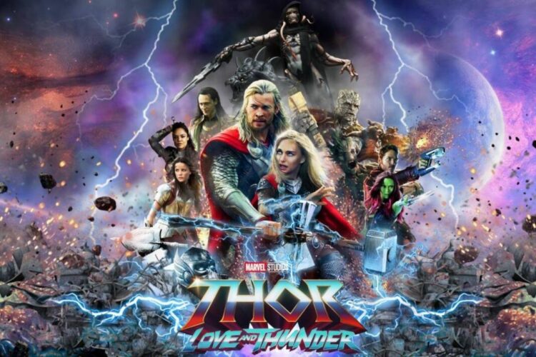 Scene post credit Thor Love and Thunder