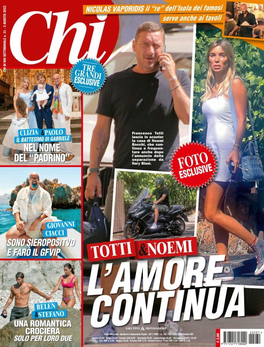 Francesco Totti e Noemi Bocchi foto