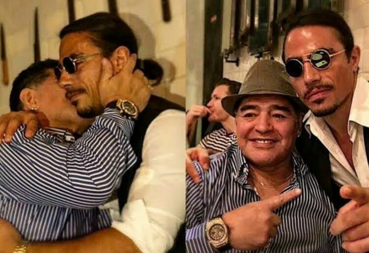 Salt Bae altro che Messi spunta patto con Maradona VIDEO