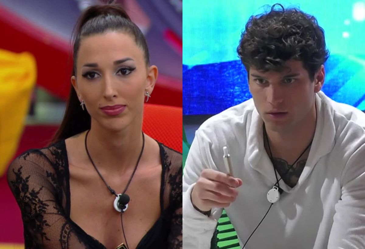 GF Vip Giaele e Andrea bacio