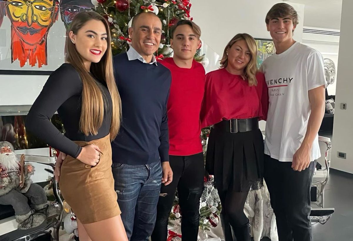 Fabio Cannavaro moglie e figli