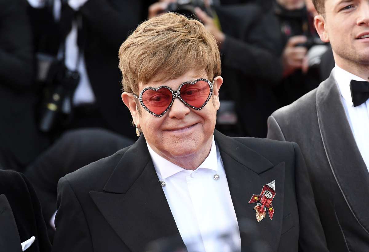elton john madre